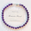 🔮12mm Natural Deep Purple Amethyst Necklace
